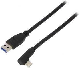 66504, Кабель USB 1.1,USB 2.0,USB 3.0 3м черный Проводник Cu