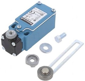 Фото 1/6 GLCB07A2B, GLC Series Adjustable Roller Lever Limit Switch, NO/NC, IP66, SPDT 1NO/1NC Gold Contacts, Die Cast Zinc