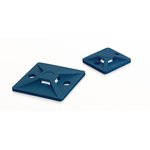 Mounting base, PA, blue, (L x W x H) 28 x 28 x 4.7 mm, 151-01170