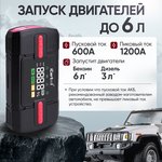 Starter unit with 12V compressor, 12,000 mAh, 600/1200A iCartool IC-JSD12P