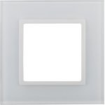 14-5101-01 ЭРА Рамка на 1 пост, стекло, Эра Elegance, белый+бел Б0034470