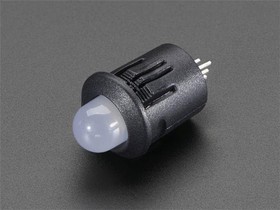 2172, Adafruit Accessories 8mm Plastic Bevel LED Holder - Pack of 5