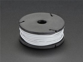 2519, Adafruit Accessories Silicone Cover Stranded-Core Wire - 25ft 26AWG - Gray