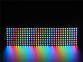 2736, Adafruit Accessories Flexible Adafruit DotStar Matrix 8x32 - 256 RGB LED Pixels