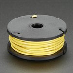 289, Adafruit Accessories Hook-up Wire Spool Yellow 25ft