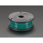2988, Adafruit Accessories Solid-Core Wire Spool - 25ft - 22AWG - Green