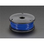 2989, Adafruit Accessories Solid-Core Wire Spool - 25ft - 22AWG - Blue