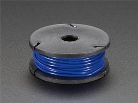 Фото 1/2 2989, Solid Core Wire Spool 25ft 22AWG Blue