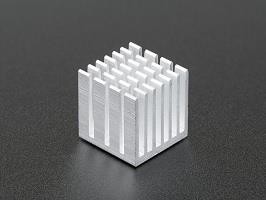 3082, Raspberry Pi Accessories Aluminum Heat Sink for Raspberry Pi 3 or 4 - 15 x 15 x 15mm