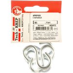 Tech-Krep/Zitar Крючок S-образный М5 4 шт - пакет 105823