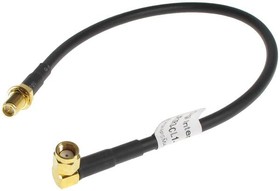 JR2R3-CL1-1F, Cable Assembly Coaxial 0.3m RPSMA to RPSMA F-M