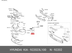 922023L100, Фара п/тум. прав.