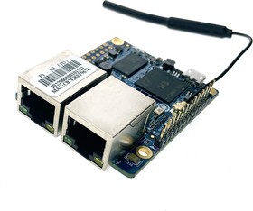 Фото 1/4 Orange Pi R1 [H3, 512MB], Одноплатный компьютер, H3 Quad-core Cortex-A7, 512MB DDR3, LAN, Wi-Fi