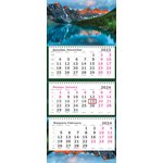 Календарь настенный 3-х блочный Перевертыш на 2 года,2024- 2025,305х710,спир