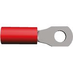 130451, Клемма с кольцевым наконечником, M2.5, #4, 16 AWG, 1.6 мм², PIDG, Красный