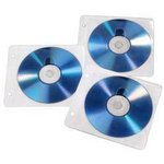 Конверт Hama на 2CD/DVD H-84101 белый (упак.:50шт)