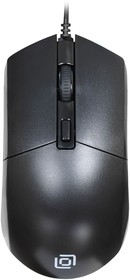 Мышь Oklick 207M, оптическая, проводная, USB, черный [1474598]