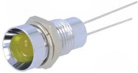 Фото 1/2 SMZS 081, Индикат.лампа LED, вогнутый, Отв 8,2мм, IP40, на печатную плату