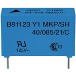 MKP film capacitor, 4.7 nF, ±20 %, 500 V (AC), PP, 15 mm, B81123C1472M000