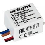 Arlight Блок питания ARJ-KE04700-MINI (2.8W, 700mA) (IP20 Пластик, 5 лет)