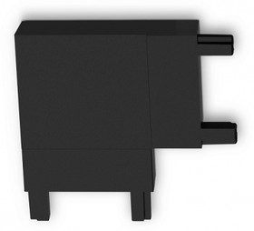 Фото 1/2 Ambrella Коннектор угловой для накладного шинопровода Magnetic Ultra Slim GV1116 BK черный 36*36*6