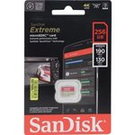 Карта памяти SanDisk Extreme microSDXC Class 10 U3 V30 A2 190/130MB/s 256Gb ...