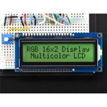 398, Display Development Tools RGB backlight positive LCD 16x2 + extras - black ...