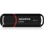 128GB ADATA UV150 Flash Drive, USB 3.0, Black