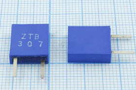 Фото 1/2 Керамические резонаторы 307кГц с двумя выводами; №пкер 307 \C11x4x13P2\\ 3000\\ZTB307D\2P (307D)
