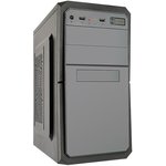 Exegate EX284023RUS Корпус Minitower BA-202 Black, mATX,  AA500, 80mm , 2*USB, Audio