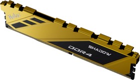 Фото 1/5 Оперативная память NETAC Shadow NTSDD4P32SP-16Y DDR4 - 1x 16ГБ 3200МГц, DIMM, Yellow, Ret