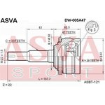 DW-005A47, ШРУС НАРУЖНЫЙ 29X52X33