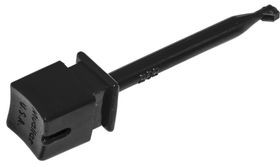 BU-00202-0, Test Clips Black Mini-Plunger Clip-2.50"