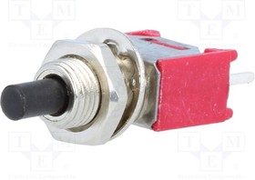 Фото 1/3 TS-21-SCQ-E-H, Переключатель: кнопочный, Пол: 2, SPST-NO, 1A/120ВAC, 1A/28ВDC