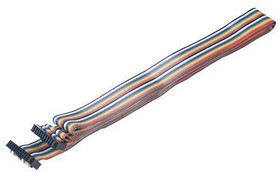 PCL-10120-1E, Ribbon Cables / IDC Cables IDC-20 Flat Cable, 1m