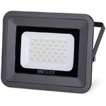 Светодиодный прожектор 30Вт , 5700K холодный свет , IP65 ,цвет серый, WFL-30W/06