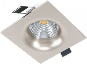 Eglo 98472 Светодиод. встраиваемый светильник SALICETO димм., 6W(LED), 380lm, 88х88, 3000K, алюминий, ник