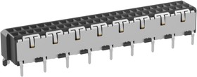 144663 / 144663-E, Surface Mount, Through Hole PCB Connector, 50-Contact, 2-Row, 1mm Pitch