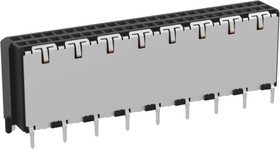 224515 / 224515-E, Surface Mount, Through Hole PCB Connector, 50-Contact, 2-Row, 1mm Pitch