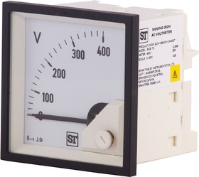 EQ74-V69X2N1CAW0ST, Sigma Series Analogue Voltmeter AC, 68 x 68 mm