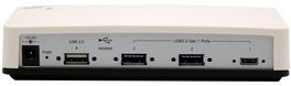 EX-1182VIS-2, Industrial USB Hub, 4x USB-A Socket / USB-C Socket, 2.0 / 3.0, 5Gbps