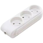 Колодка удлинителя 3-м без заземл. защ. шторки Makel N3010000