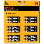 Батарейки Kodak LR03-12BL perforated (6x2BL) XTRALIFE Alkaline [KAAA-2x6 perf]