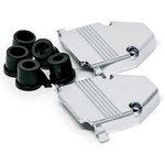 40-9725HMG, D-SUB BACKSHELL, SIZE DB, 180DEG ...