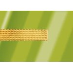 2158 NA005, Spiral Wraps, Sleeves, Tubing & Conduit 1/2in BRASS BRAID 100FT ...