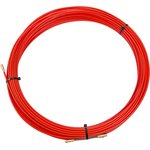 47-1030, Протяжка кабельная (мини УЗК в бухте), стеклопруток, d=3,5мм, 30м, красная