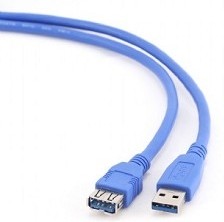 Фото 1/3 Gembird PRO CCP-USB3-AMAF-6, USB 3.0 кабель удлинительный 1.8м AM/AF позол. контакты, пакет