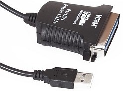 Фото 1/4 VCOM VUS7052 Кабель-адаптер USB A (вилка) -  LPT (прямое подключение к LPT порту принтера) 1.8m