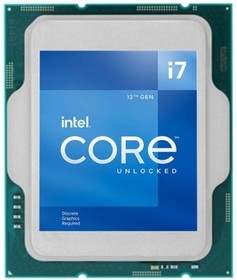 Фото 1/2 Процессор Intel Core i7-12700KF Soc-1700 (CM8071504553829S RL4P) (3.6GHz) Tray