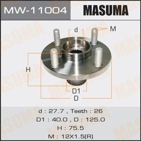 MW-11004, Подшипник пер. ступ.[ступица]